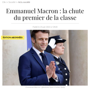 Lire la suite à propos de l’article Emmanuel Macron : la chute du premier de la classe